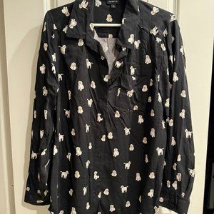 Torrid Long Sleeve Blouse Size 0